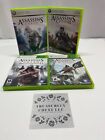 Microsoft Xbox 360-assassin's Creed 1 2 Brotherhood & Iv Black Flag 4 Game Lot