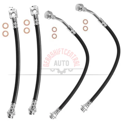 Manguera hidráulica de freno Sunsong delantero trasero 4 piezas para Chevrolet Impala 2000-2005 Foto 1 de 4