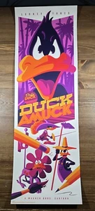 “Duck Amuck” Art Print Poster By Tom Whalen Variant Edition 12 X 36 Inches XX/50 - Picture 1 of 14
