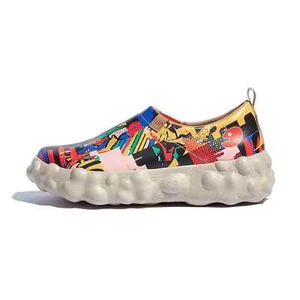 Women Size 8-10.5 NWT UIN Slip On Shoes Canvas Loafers "Modern Symphony" - Picture 1 of 8