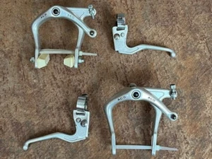 ACS 860 TANGENTE PINZAS DE FRENO DELANTERAS Y TRASERAS Y PALANCAS DE BLOQUEO Old School BMX - Imagen 1 de 20