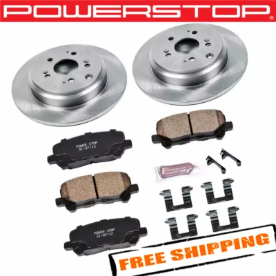 Kit de freno trasero liso Power Stop KOE4685 1-Click Autospecialty OE Foto 1 de 2