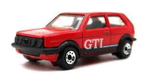 MATCHBOX VW Volkswagen Golf GTI Red 1985 vintage / made in Macau 1:56 scale - Picture 1 of 14