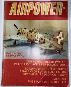 Vintage Back Issue of Airpower Magazine - January 1976 - Imagen 1 de 2