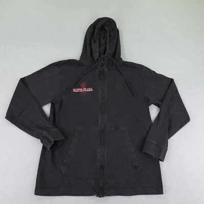Sudadera con Capucha Santa Clara Broncos Para Hombre Mediana Negra Nike Tenis Cremallera Completa Suéter Foto 1 de 4