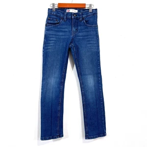 Levi's 511 Slim Boys Blue Flex Stretch Jeans Size 10 Reg 25 x 25 Straight Leg - Picture 1 of 8