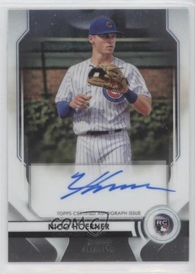 2020 Bowman Sterling Rookie Auto Nico Hoerner #BSRA-NH Auto RC - Image 1 of 2