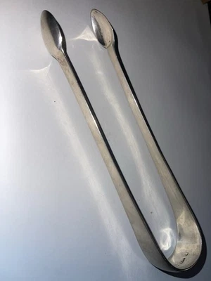 Sterling Silver Tongs – Scottish C.1800 ￼ makers Mark I M  possibly John Mackie - Image 1 of 4