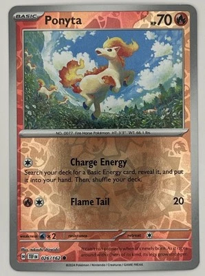 Ponyta 026/162 Sv05: Temporal Forces Reverse Holo - Image 1 of 3
