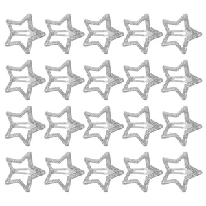 20 Pcs Star Hairpin Miss Children's Clips Cute Hairpins Shaped Accessories Girl - Picture 1 of 12