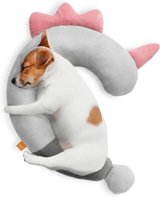 Almohada calmante para perros - Almohada suave para cuello para perros, almohada lavable para dormir para mejor Foto 1 de 4