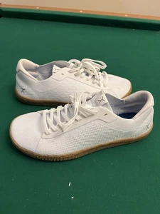 Flux Adapt Trainer Men Size 12 White Barefoot Athletic Sneakers Knit Gum Sole - Picture 1 of 15