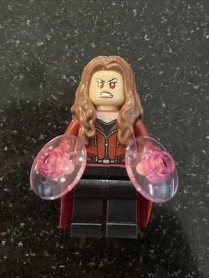 Lego Scarlet ведьма минифигурка sh256 Marvel Avengers 76051 талии плащ редкая - Изображение 1 из 2