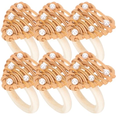  6 Pcs Porta Tovaglioli Da Tavolo Portatovaglioli Tavola Arredamento Cucina - Immagine 1 di 4