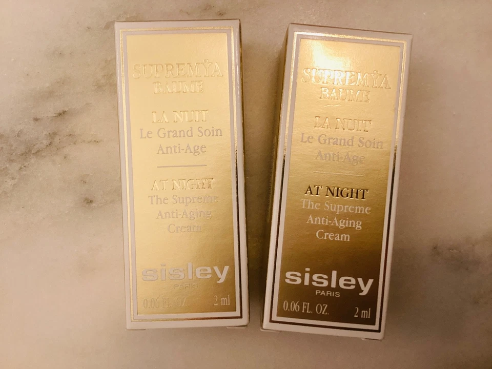 2x Lot SISLEY PARIS Supremya La Nuit  Le Grand Soin Anti-Age  Skin Care - Image 1 of 1
