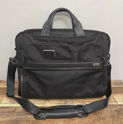 TUMI - Alpha 3 Series Compact Laptop Briefcase - No. 2603114D3 - Image 1 of 4