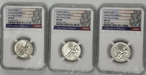 2025 P D S STACEY PARK MILBERN AMERICAN WOMEN AWQ NGC MS66 🔥FIRST DAY ISSUE🔥 - Picture 1 of 3