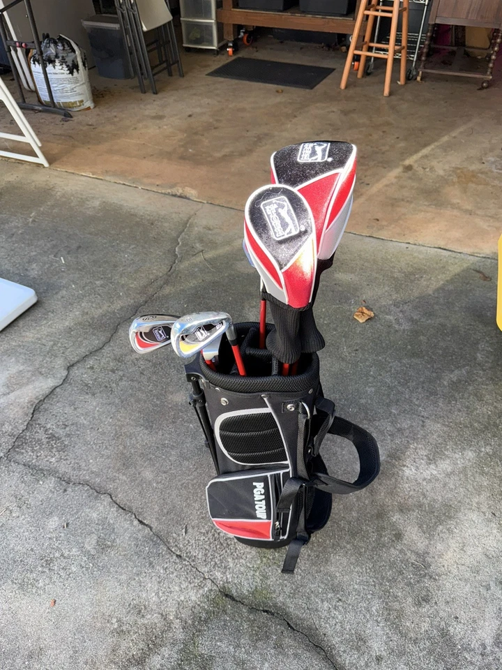 Kids Golf Club Set PGA TOUR Jr Set Small, 5 - 8 Years Old, Starter Clubs - Image 1 of 4