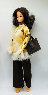 Barbie Twiggy Fashion Maddie Mod 1970 vintage #1775 “Fringe Binge” Groovy-SIN MUÑECA Foto 1 de 4