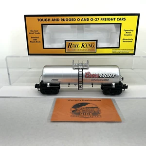 MTH RailKing 30-7044B Coors Light Beer Modern Tank Car New O O-27 Gauge #200989 - Picture 1 of 14