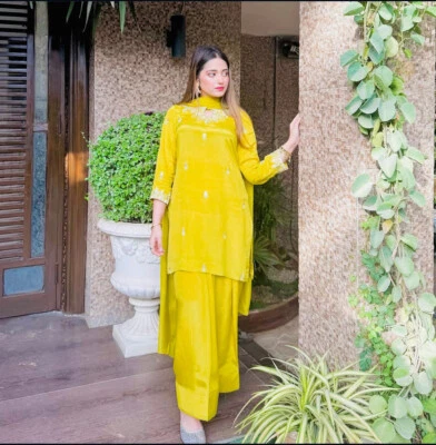 Trajes listos para usar vestido paquistaní Salwar Kameez indio boda fiesta Bollywood Foto 1 de 4