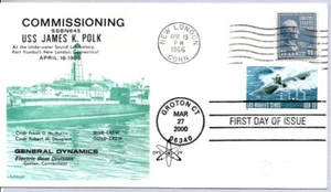 #3372 LOS ANGELES CLASS SUBMARINE NAKANO PERFINS USS JAMES POLK COMMISSIONING - Bild 1 von 1