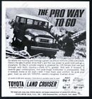 1967 Toyota Land Cruiser photo The Pro Way To Go vintage print ad