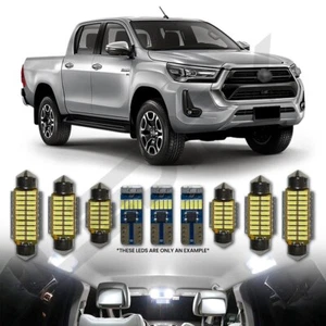 Interior Led Light Upgrade Kit For Toyota Hilux Workmate SR5 SR - 2005-Onward - Picture 1 of 5