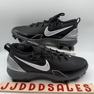 Nike Force Trout 9 Elite MCS Baseball Cleats Black Silver FZ0884-001 Men’s Sz 10 - Picture 1 of 11