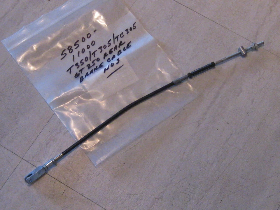 CABLE FRENO TRASERO SUZUKI T350/T305/TC305/T20/TC250/GT250 ¡NUEVO! Foto 1 de 1