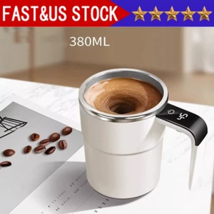 Automatic Magnetic Electric Self Stirring Mug Cup Mixing Coffee Milk Tea Beer - Picture 1 of 13