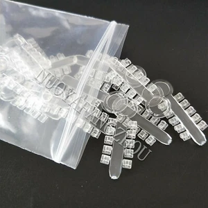 200Pcs Rotation Wedge High Elastic Rubber Clear Color 10Pcs/Stick Orthodontic - Picture 1 of 12