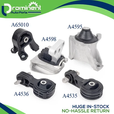 5PC Engine Motor & Transmission Mount for 2007-2011 Honda CR-V I4 2.4L 4WD - Image 1 of 4