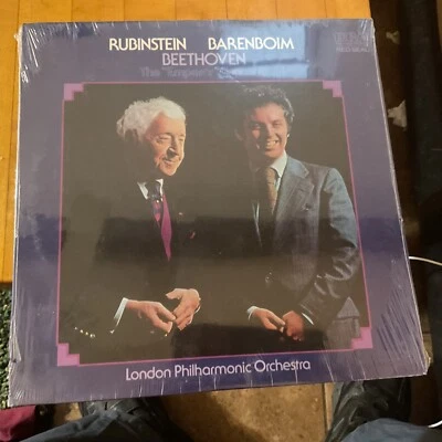 Rubinstein/Barenboim - Beethoven The Emperor Concerto -Vinyl  RCA -  sealed - Image 1 of 2