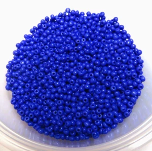 11/0 SUELTO ~ OP AZUL ~ 20 GRAMOS ~ CUENTAS DE SEMILLAS DE VIDRIO - Imagen 1 de 1