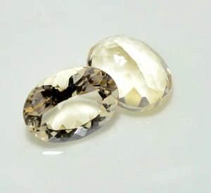 8x6 mm Natural Morganite Oval Cut Pair 2.32 CTS Lustrous Faceted Loose Gemstones - Picture 1 of 6
