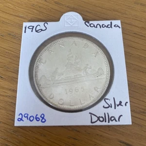 1965 Canada Silver Dollar Coin (29068) - Picture 1 of 4