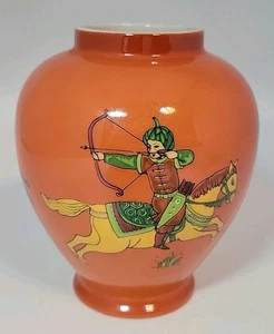 VINTAGE SEYMOUR MANN (PERSIAN HUNTER CIRCA 1642) MANN JAPAN VASE - Bild 1 von 8