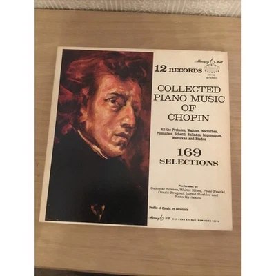 12 LP BOX MURRAY HILL Chopin NOVAES HAEBLER KLIEN 169 Collected Works S-31158 EX - Image 1 of 4