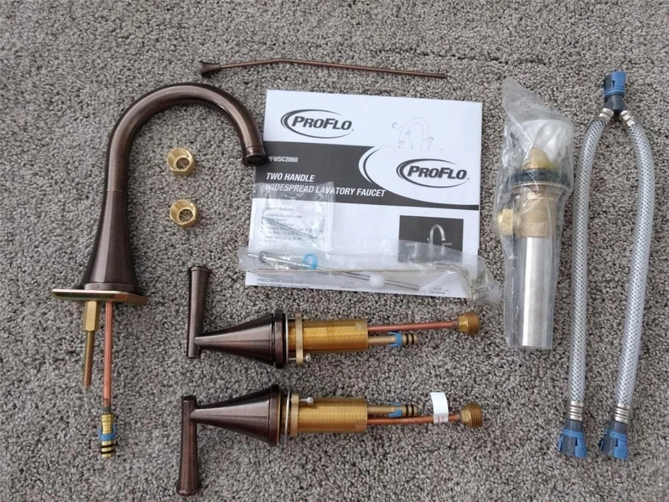 Proflo PFWSC2860ORB Widespread Bath Faucet in Oil Rubbed Bronze - NEW - Image 1 of 1