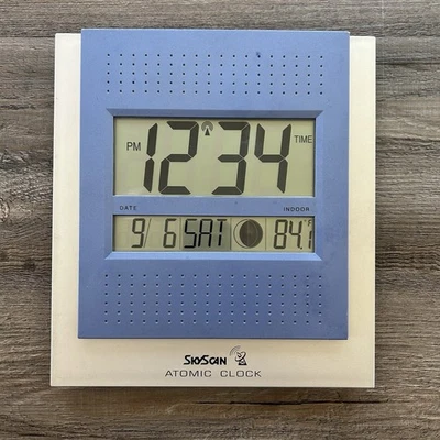 Reloj SkyScan Atomic Pared/Escritorio Modelo 86715 Azul Gris Foto 1 de 4