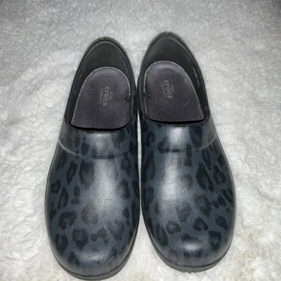 Crocs Womens Slip Resistant  Neria Pro II Graphic Clogs  Size 8 - Изображение 1 из 4