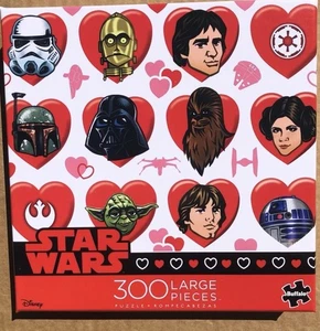 STAR WARS - 300 Large Piece Jigsaw Puzzle Valentines Day New - Picture 1 of 3