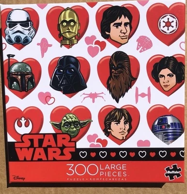 STAR WARS - 300 Large Piece Jigsaw Puzzle Valentines Day New - Image 1 of 3