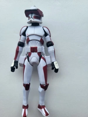 Clone Lieutenant THIRE Star Wars Clone Wars 3-3/4" coruscant guard commander - Image 1 of 4
