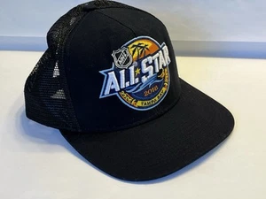 NHL 2018 All Star Game Tampa Bay Mütze/Kappe Druckknopflasche schwarz Netz bestickt - Bild 1 von 6