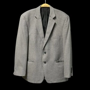 Stafford Essentials Men’s Classic Fit Two-Button Gray Suit Coat Jacket Size 44R - Picture 1 of 11