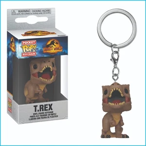 T. Rex Keychain Funko Pocket Pop! Jurassic World Vinyl Figure Collectible - Picture 1 of 14