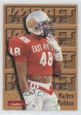 1996 Skybox Impact Mark Maddox #176 - Image 1 of 2