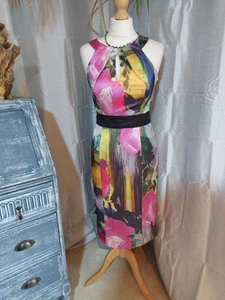 Gorgeous Coast Dress Size 8 Multicoloured Classic Elagant Wedding Ascot Cruise - Picture 1 of 6